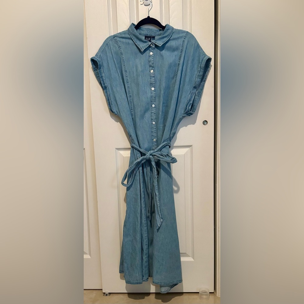GAP Blue Lightweight Denim Dress XL